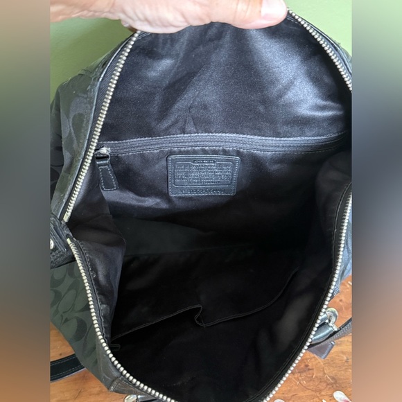 Coach 2012 Ashley Signature Sateen Satchel Handbag G1271 F15440 W/ Hangtag GUC - Picture 5 of 12